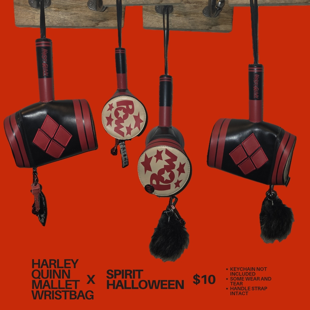Spirit Red and Black Mallet Wristlet